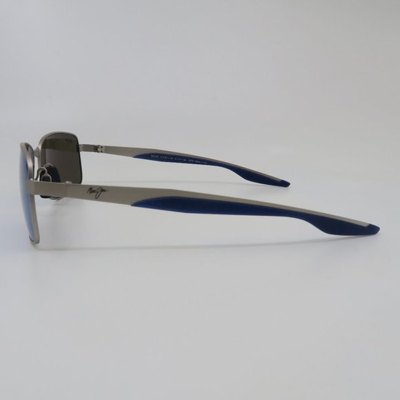 Maui Jim Shoal MJ797-17M Chrome/Blue Plus2 Polarized Sunglasses with Defects - Picture 6 of 8